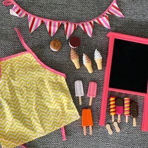 Our Generation ice cream party set
